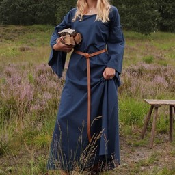 Medieval gothic dress Iseult, blue