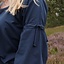 Medieval gothic dress Iseult, blue