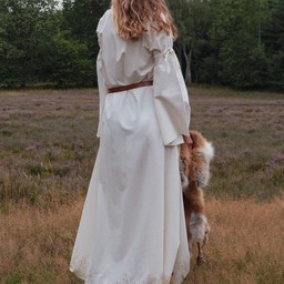 Medieval gothic dress Iseult, natural