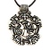 Viking jewel Norfolk Borre style, silvered