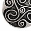 Amulet Celtic trisquelion, silvered