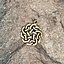Amulet round Celtic knot, bronze