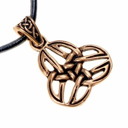 Celtic triquetra pendant, bronze