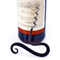 Hand-forged iron corkscrew