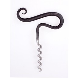 Hand-forged iron corkscrew