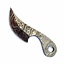 Viking neck knife damascus