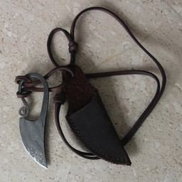 Germanic neck knife damast steel