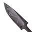 Knife blade damascus steel, 17 cm