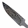 Knife blade damascus steel, 13 cm