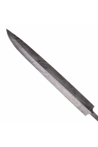Alamannic seax blade, damascus