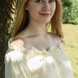 Renaissance blouse Elisabeth, natural