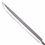 Seax blade Birka, polished, 46 cm