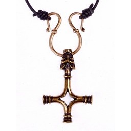 Viking jewelry hook, double