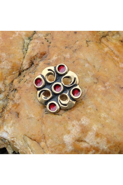 Merovingian cloisonne brooch