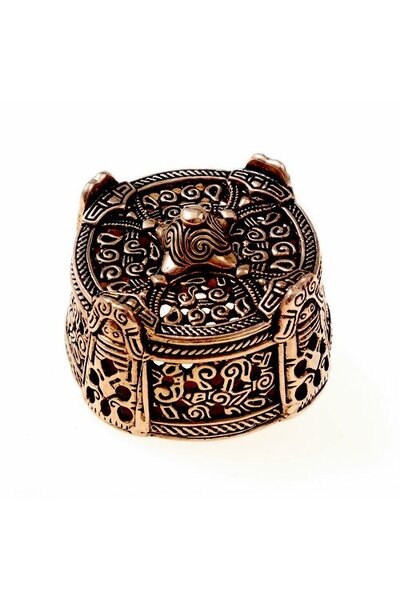 Viking drum brooch large