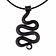 Iron snake pendant Birka