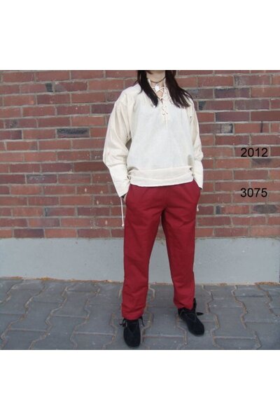 Cotton trousers Alin, red