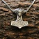 Skane Thor's hammer with necklace