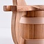 Wooden tankard with lid