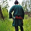 Historical tunic with authentic lining, green