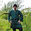 Historical tunic with authentic lining, green