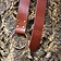 Leonardo Carbone Belt with Thor's hammer, brown