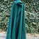 Leonardo Carbone Medieval cloak with hood, green