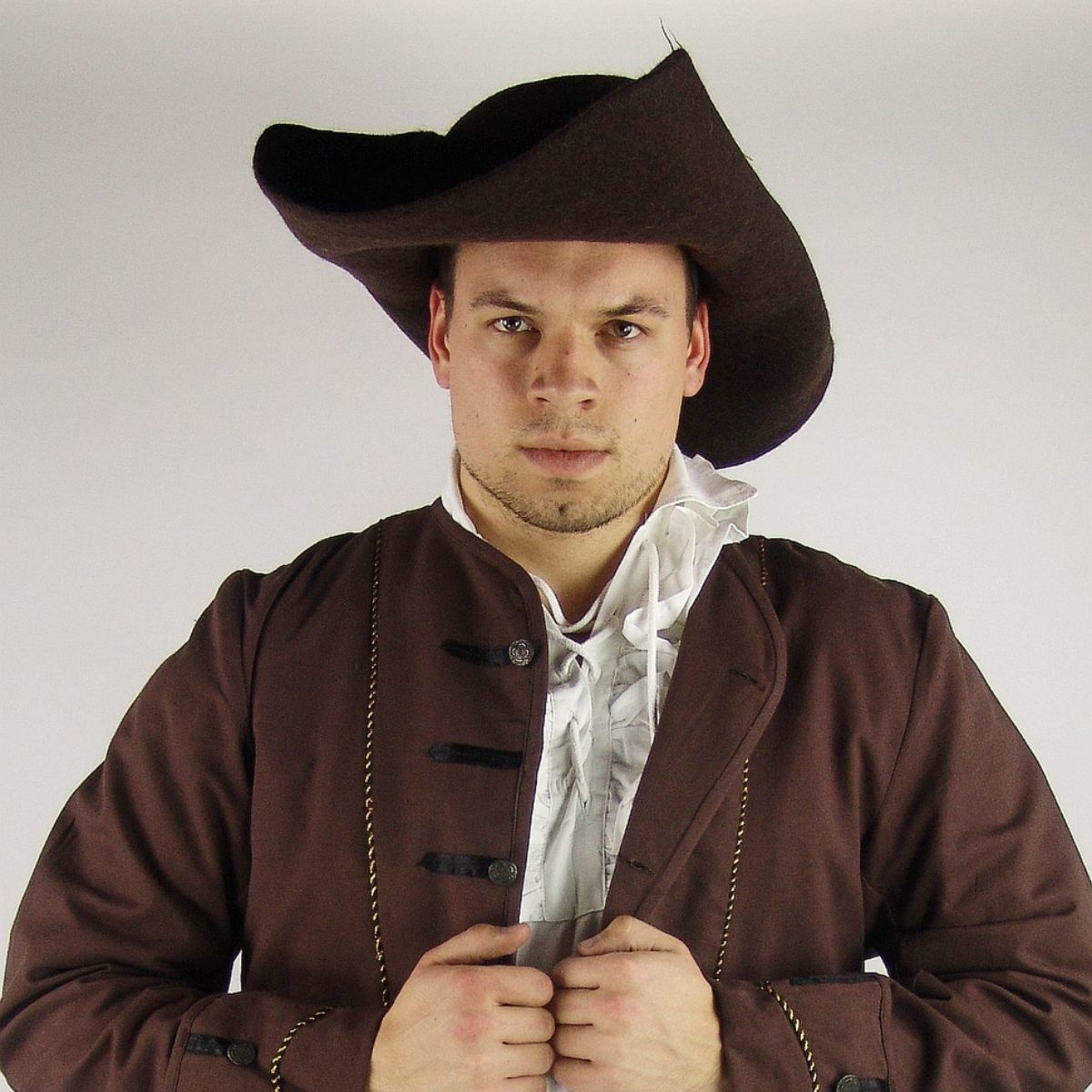 17th century hat Randell, brown CelticMerchant.co.uk