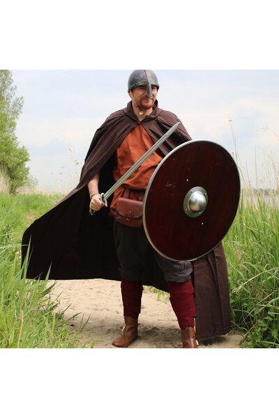 Cotton cloak, dark brown