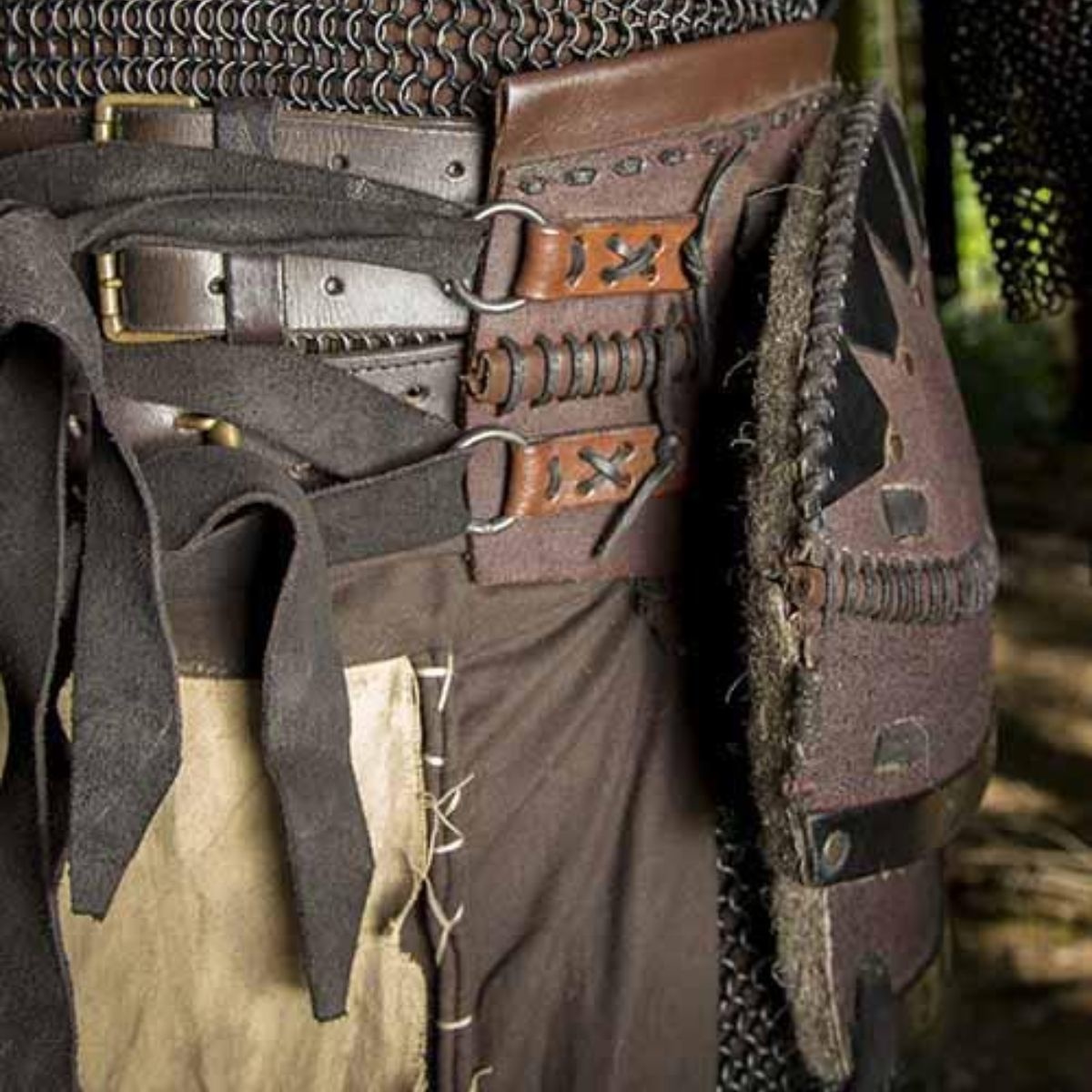 Orc belt brown CelticMerchant.co.uk