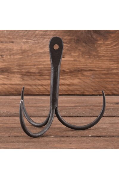 Smoking hook / throwing anchor hand-forged