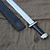 Urs Velunt Godfred sword battle-ready, black (blunt 3 mm)