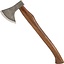 Hand-forged lumberjack axe
