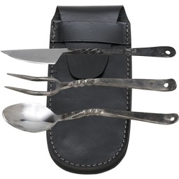 Cutlery set Landsknecht with pouch