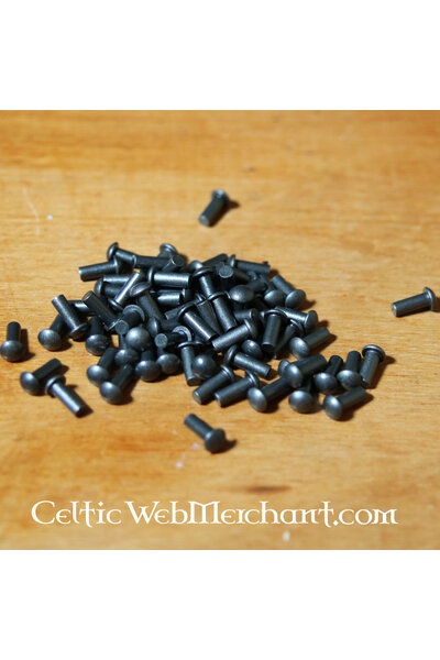 50 steel rivets 4 mm, long