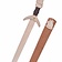 Toy sword with wooden scabbard