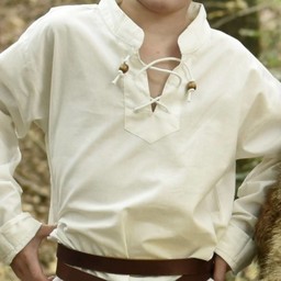 Kids shirt pirate, natural