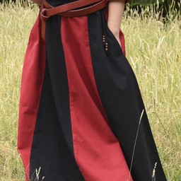 Girl skirt Loreena, black-red