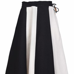 Girl skirt Loreena, black-naturel