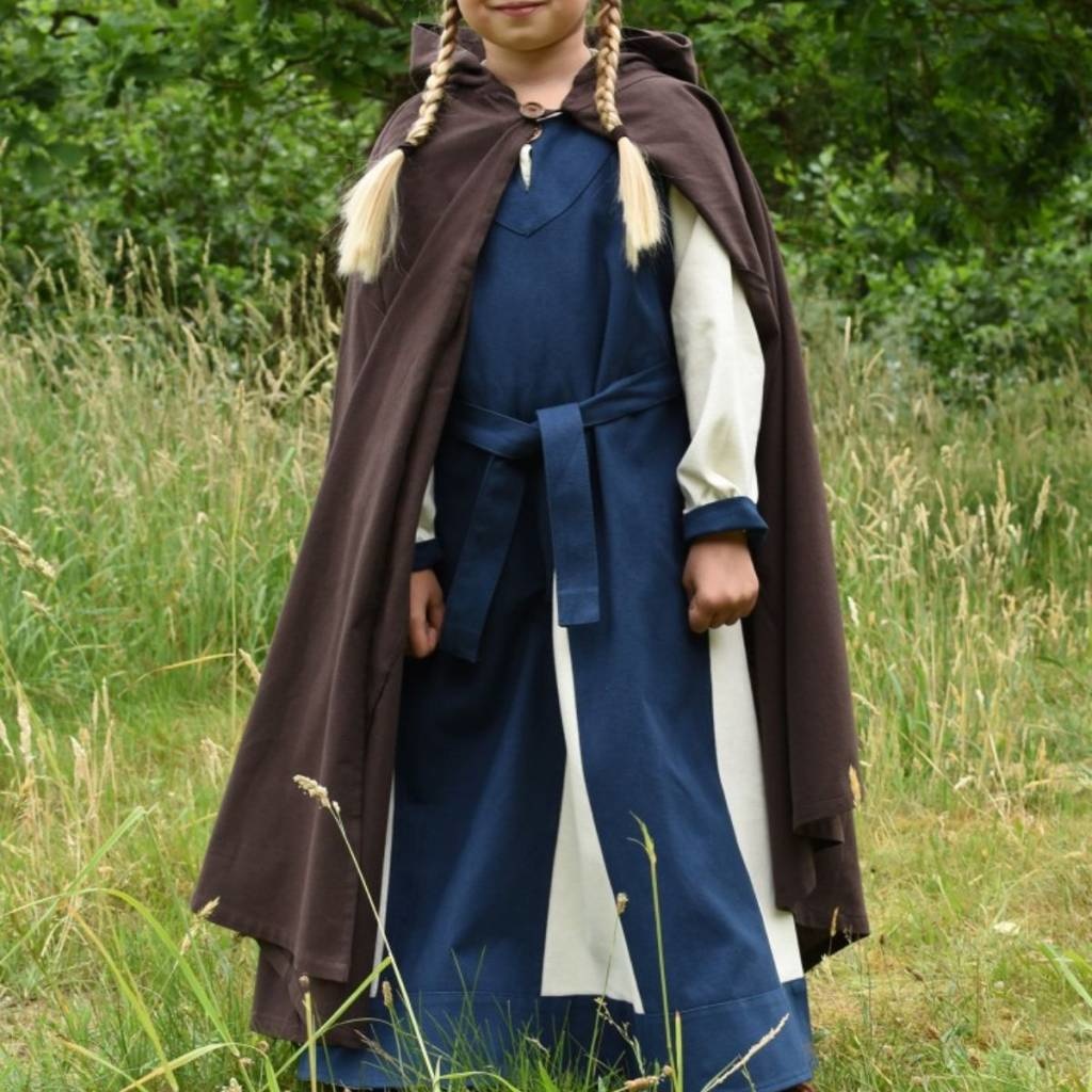 Kids cloak Arthur, brown - CelticWebMerchant.co.uk