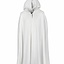 Cotton cloak Ellyn, white