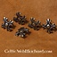 Medieval lily (set of 5 pieces), bronze