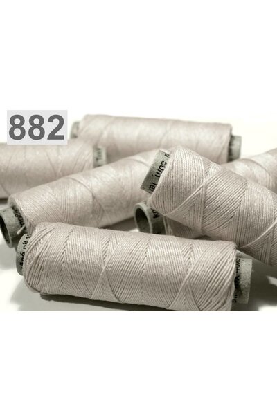 Linen yarn light grey, 50 m