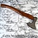 Urs Velunt Traditional wood chopping axe