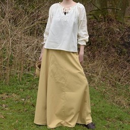 Medieval skirt Melisende, light brown