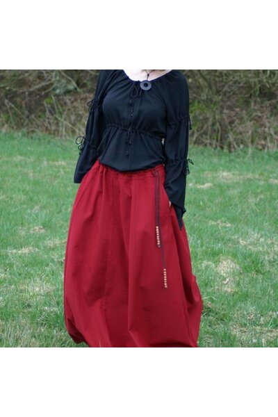 Medieval skirt Melisende, red