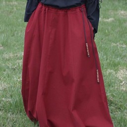 Medieval skirt Melisende, red