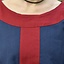 (Early) medieval dress Clotild, blue-red