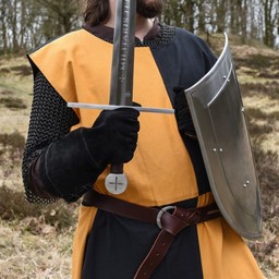 Medieval surcoat Rodrick, orange-black