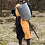 Medieval surcoat Rodrick, orange-black